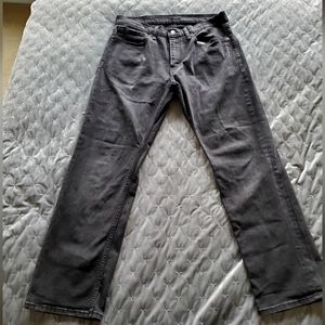 Levi 559 black jeans 34 x 34
